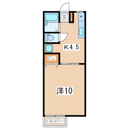 郡山駅 バス18分  帝京安積高校下車：停歩10分 1階の物件間取画像